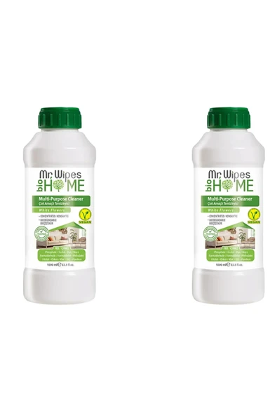 FARMASİ Mr. Wipes Bio Home Çok Amaçlı Temizleyici Çiçek Kokulu 1000 ml 2 X Adet ürün görseli 1
