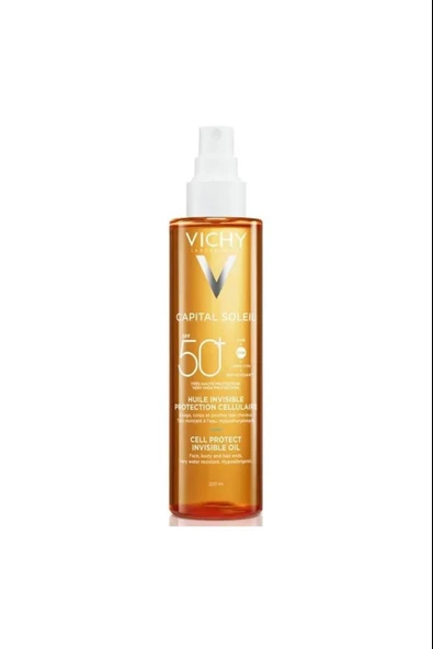 Vichy Capital Soleil Cell Protect Oil SPF50+ 200 ML ürün görseli