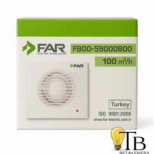 FAR Banyo WC Havalandırma Fanı - Resim 2