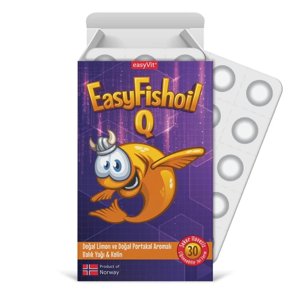Easyfishoil Q Omega-3 30 Tablet ürün görseli