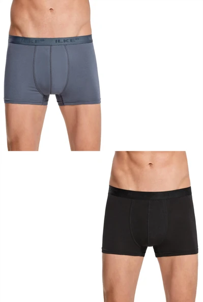 İlke 1600 İkili Paket Likralı Boxer - Resim 2