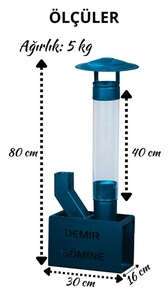 Mini Pelet Kamp Sobası - Resim 5
