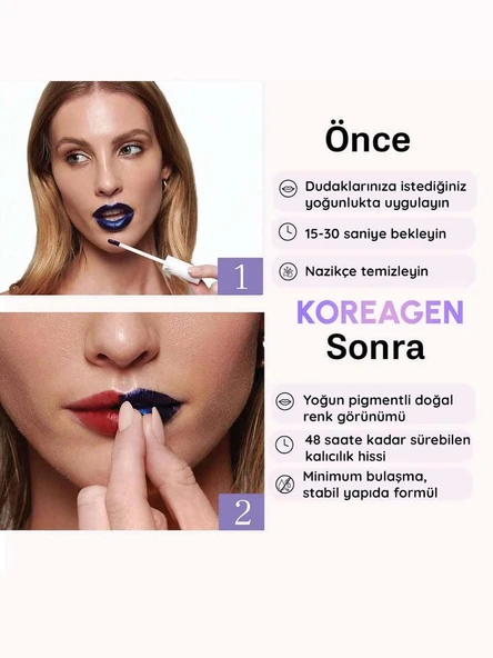Koreagen Lip Stain - Resim 2