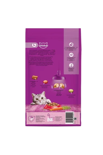 Whiskas Sığır Etli Yetişkin Kedi Kuru Maması 3,8 Kg - Resim 6