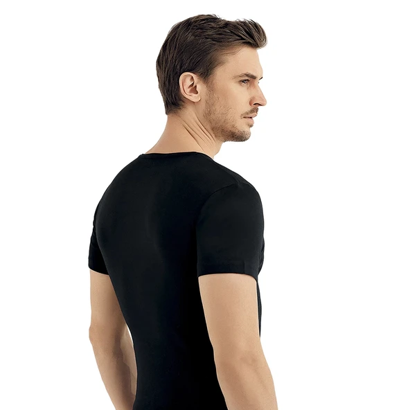 Şahinler ME028 Renkli Sporcu Kısa Kol Atlet No:56 (XL) - Resim 3