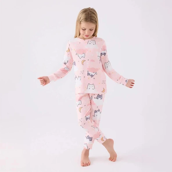 RolyPoly RP3460C Kız Çocuk Kışlık Pijama Takım ürün görseli