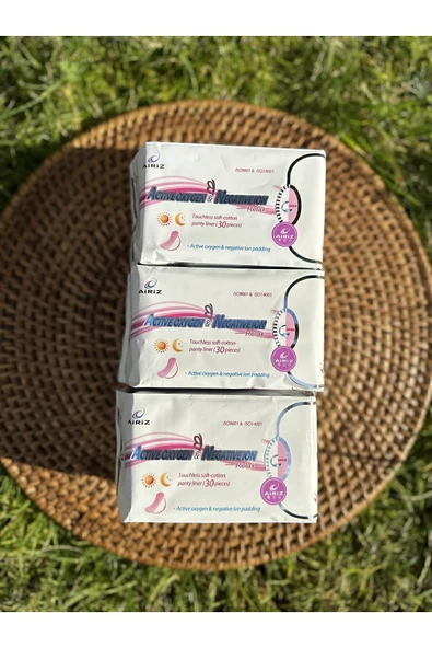TİENS Airiz Hijyenik Kadın Pedi Günlük 3 Paket 30'lu ürün görseli 1