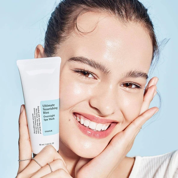Cosrx Ultimate Nourishing Rice Overnight Spa Mask (Pirinç Özlü Bakım Maskesi) 60 ml - Resim 3