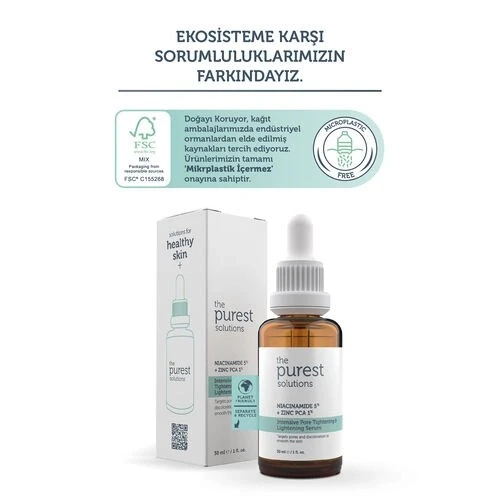 The Purest Solutions Gözenek, Sivilce Ve Siyah Nokta Karşıtı Niacinamide Serum 30 ml - Resim 4