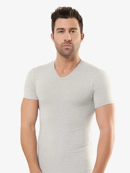 Elegant 1903 Erkek Modal V-Yaka Fanila - Resim 2