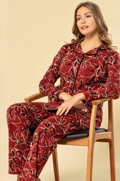 Over Sleep 69015 Kadın Kışlık Pijama Takım ürün görseli 1