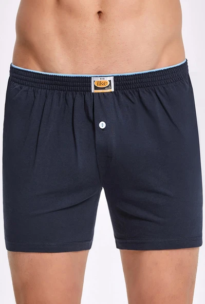İlke 011 Düz Renkli Penye Boxer - Resim 6
