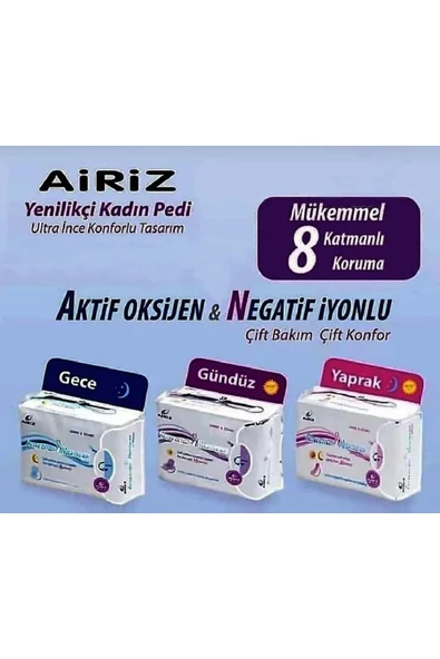 TİENS Airiz Tiens Hijyenik Kadın Pedi gündüz ped 1 paket - Resim 5