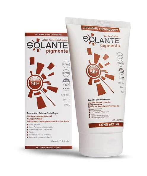 Solante Pigmenta Güneş Losyonu Spf 50+ 150 ml ürün görseli