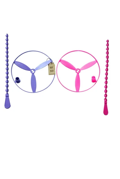 PERVANE OYUNCAK UFO UÇAN DAİRE NOSTALJİK FIRILDAK BÜYÜK BAHÇE OYUNCAĞI 2 ADET ürün görseli 1