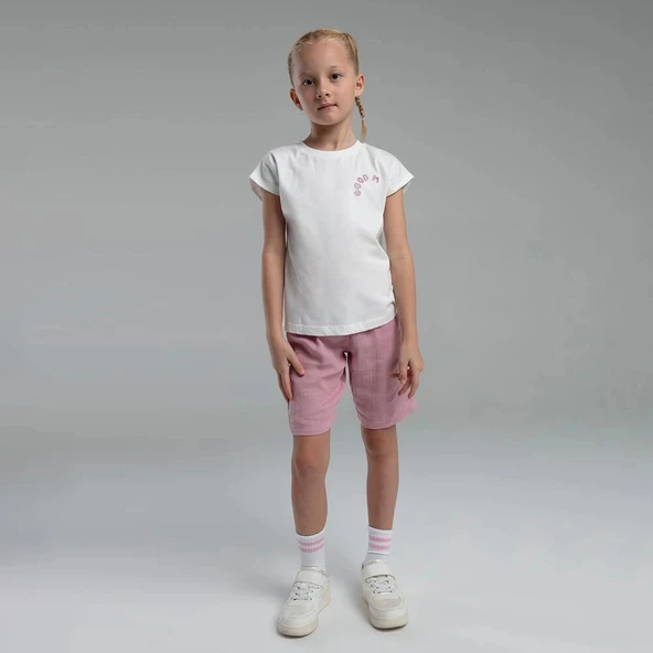 RolyPoly 3626C Kız Çocuk Bermuda Yazlık Pijama Takım - Resim 4