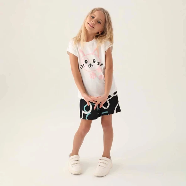 Rolypoly 3397C Kız Çocuk Şort Takım - Resim 3