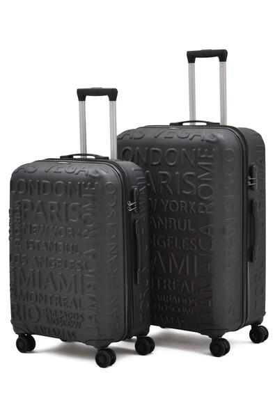 ÇÇS 5167 Ekstra Dayanıklı Orta Ve Büyük 2'li Valiz Seti ürün görseli