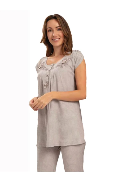 Bone Club 5230 Kadın Lohusa Melisa Pijama Takım ürün görseli 1