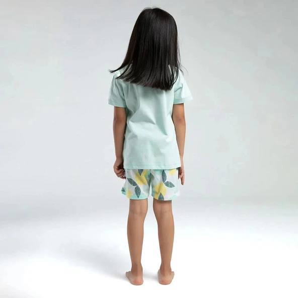 RolyPoly 3618C Kız Çocuk Şort Yazlık Pijama Takım - Resim 4