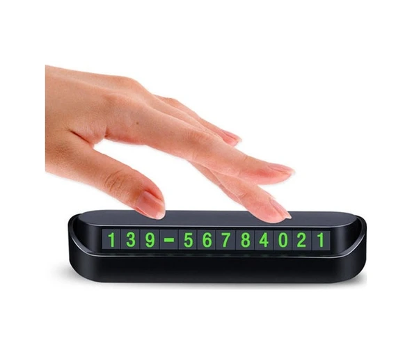 Fosforlu Araç Oto Numaratör Ön Cam için Tel Numara Kartı Telefon ürün görseli 1