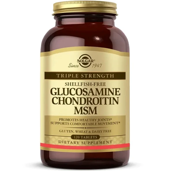 Solgar Glucosamine Chondroitin Msm 120 Tablet ürün görseli