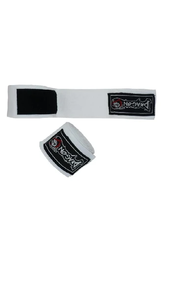 Legacy Kick Boks Eldiveni Boks Eldiveni Muay Thai Eldiveni 3'lü Set ve Eldiven Taşıma Çantalı Beyaz - Resim 5