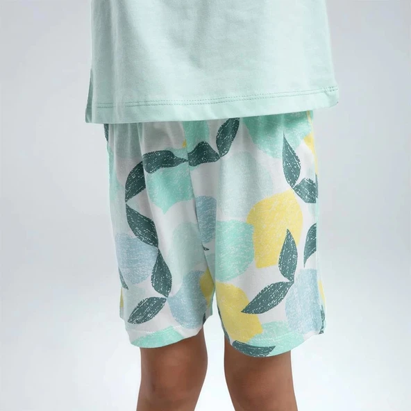 RolyPoly 3618C Kız Çocuk Şort Yazlık Pijama Takım - Resim 3