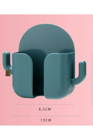 TELEFON VE  KUMANDA STANDI KANCALI  TEKLİ MAVİ RENK (TONLARI YAKIN İKİ RENKTEN BİRİ GELİR) - Resim 2