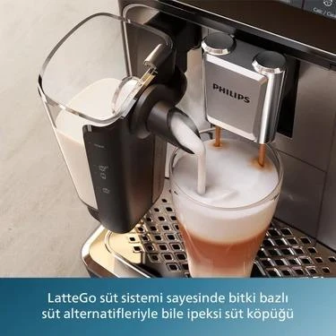 Philips 3300 Serisi LatteGo EP3347/90 Tam Otomatik Espresso Makinesi - Resim 3