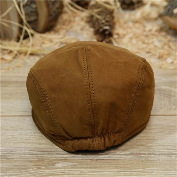 ERKEK SÜVET KASKET E-116 - Resim 2