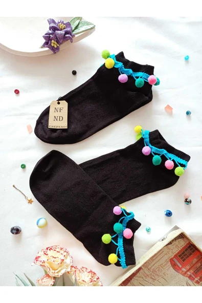 2 ÇİFT HEDİYE PATİK ÇORAP TOPUK TAKVİYELİ ERKEK KADIN SIKMAYAN EKRU BAMBU(DİKİŞSİZ) SİYAH 36-40 - Resim 7