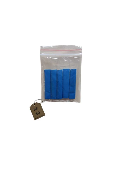 Kablo Koruyucu Makaron Isı Ile Daralan 6x45 Mm 5 Adet Mavi Renk - Resim 2