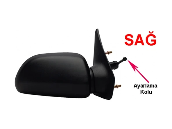 Renault 19 Dikiz Ayna Europa Dış Sağ Ayna R 19 Ayna Manuel ürün görseli 1