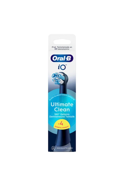 Oral-B İO Ultimate Clean Yedek Başlığı 4 lü - Resim 2
