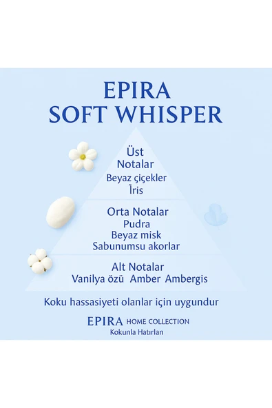 EPIRA SOFT WHISPER Oda Kokusu 120ml - Resim 5