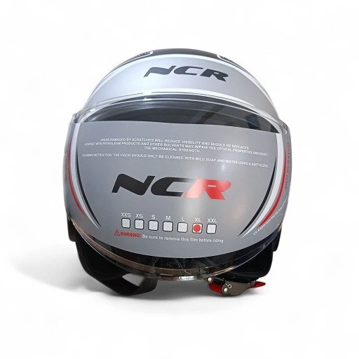 NCR KASK ÇENESİZ 230 ECE 22/06 BELGELİ SİYAH GRAFİK - Resim 2