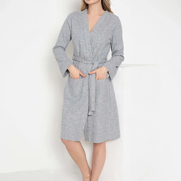 Confeo 840-644 Kadın Kışlık Fitilli Sabahlık ürün görseli