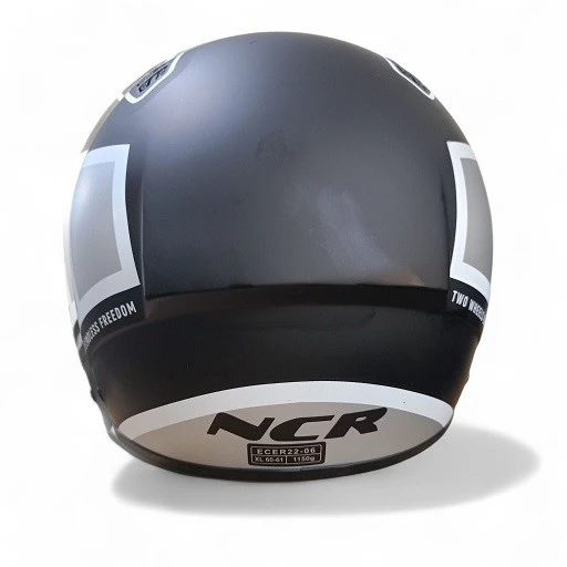 NCR KASK ÇENESİZ 230 ECE 22/06 BELGELİ SİYAH GRAFİK - Resim 3