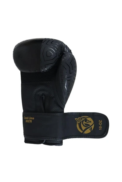 Cool Lime Hakiki Deri Kick Boks Eldiveni Boks Eldiveni Muay Thai Eldiveni Bandajlı 2li Set - Resim 5