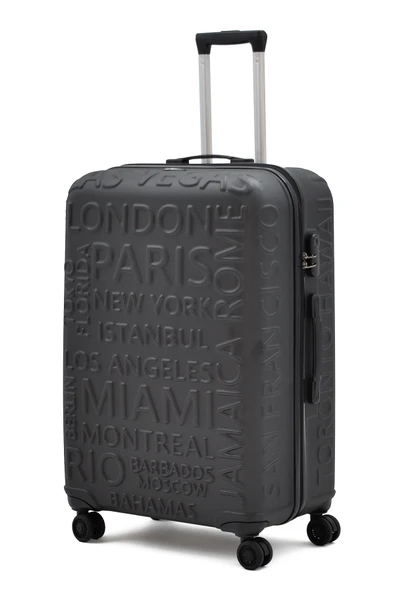 ÇÇS 5167 Ekstra Dayanıklı Kabin Ve Büyük 2'li Valiz Seti - Resim 2