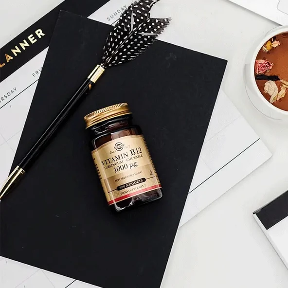 Solgar Vitamin B12 1000 Mcg 100 Tablet - Resim 2