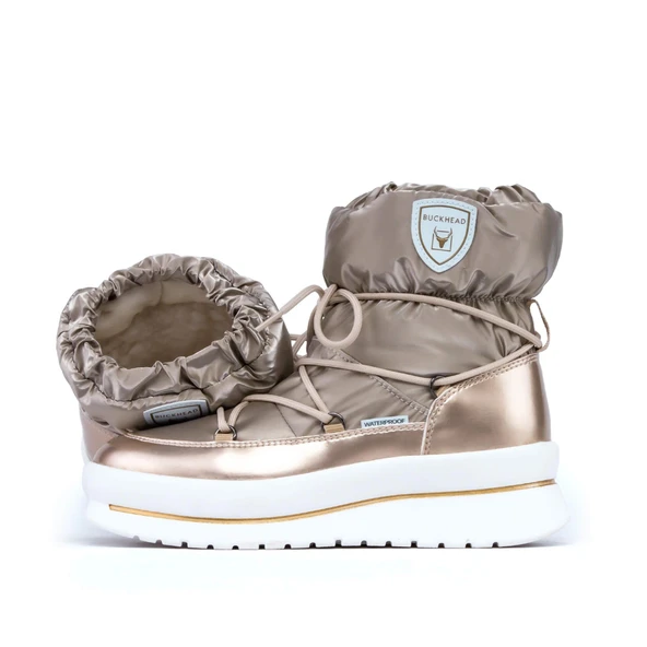 Buckhead 1084 Fairy Waterproof Kadın Kar Botu Altın - Resim 6