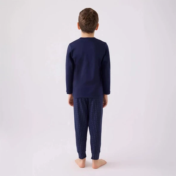 Arnetta AR3130C Erkek Çocuk Kışlık Pijama Takım - Resim 5