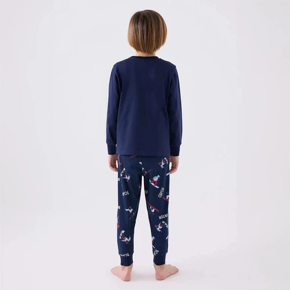 RolyPoly RP3435C Erkek Çocuk Kışlık Pijama Takım - Resim 5