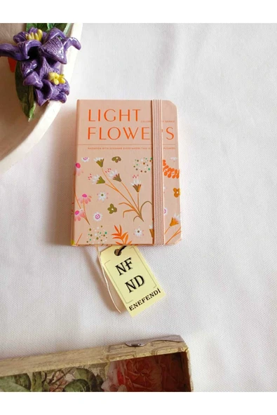 NOT DEFTERİ ANI HEDİYE KIZ GENÇ ÇİZGİLİ DEFTER 80 YAPRAK A7 CEP BOY DESENLİ LASTİKLİ VİZON - Resim 2