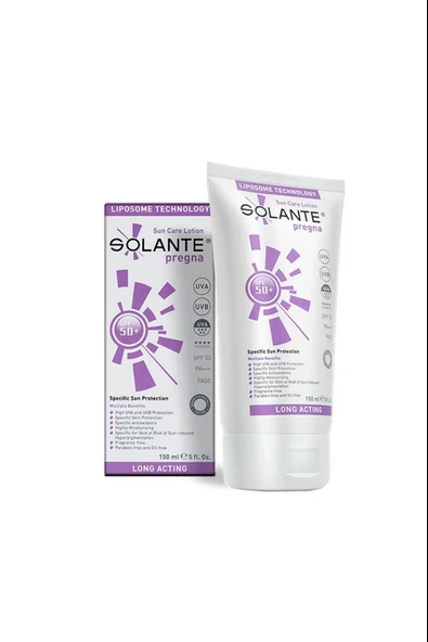 Solante Pregna Spf 50+ Losyon ürün görseli