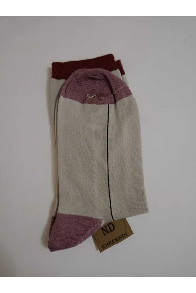 DİKİŞSİZ BAMBU ÇORABI KADIN YÜZÜ DESENLİ GRİ YUMUŞAK KADIN ÇORAP 36-40 - Resim 2