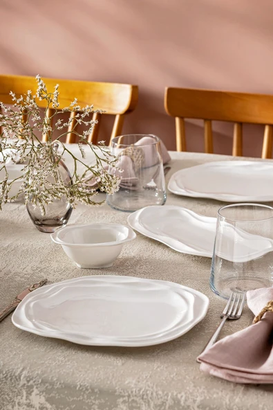 Royal 14 Parça 6 Kişilik Kahvaltı Takımı - Resim 4