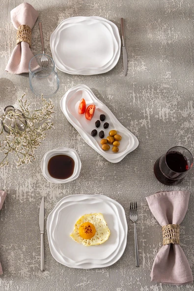 Royal 14 Parça 6 Kişilik Kahvaltı Takımı - Resim 8